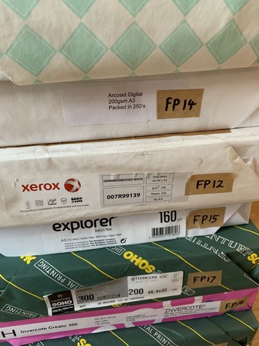 Xerox hammer embossed white - xerox,